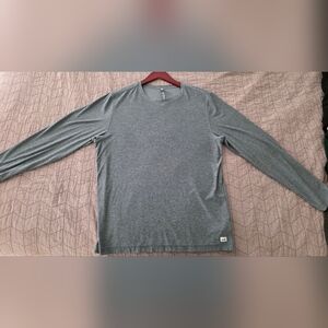 Vuori Long Sleeve Tee - L - Slate Blue